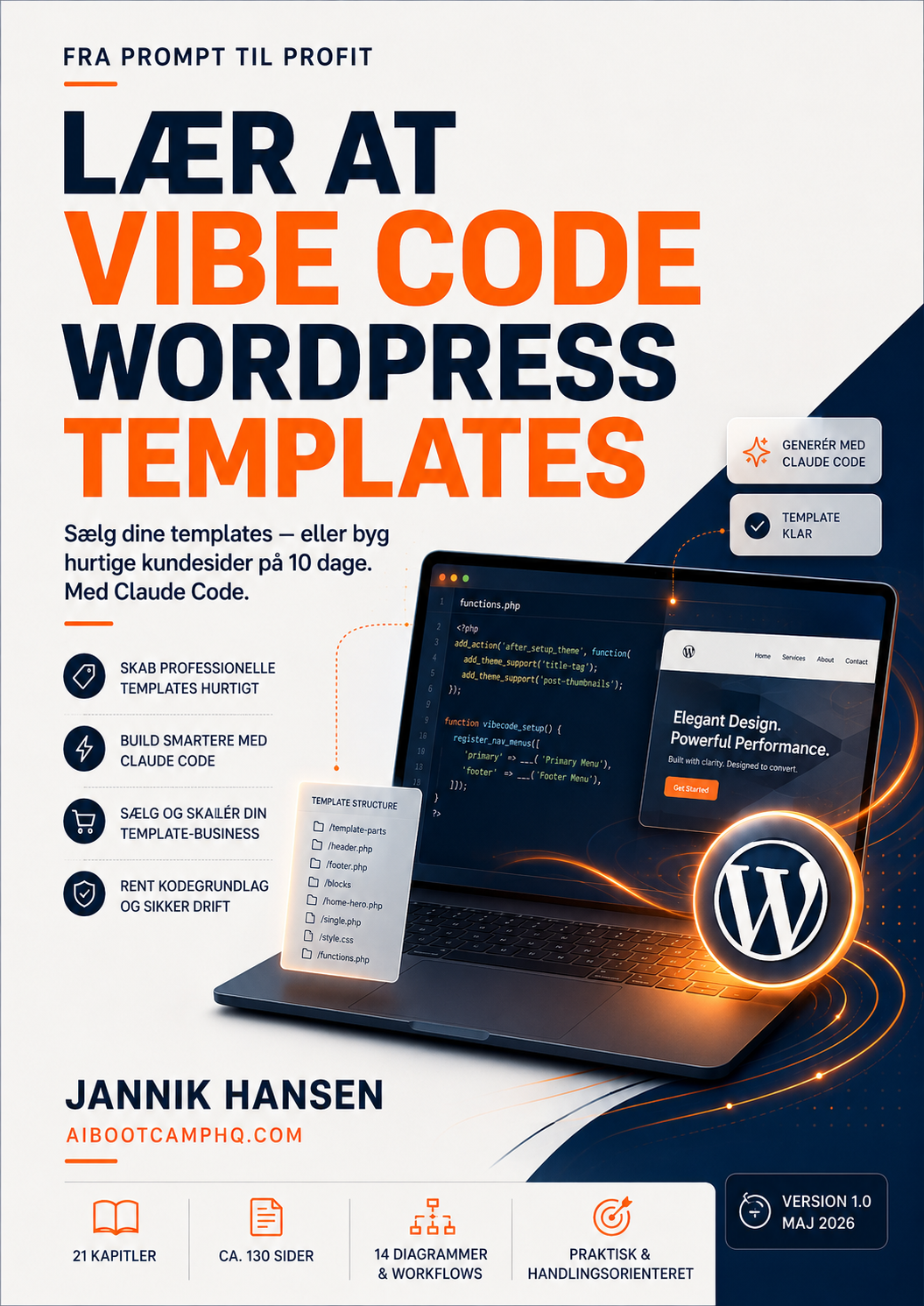 Lær at Vibe Code WordPress Templates (e-bog)